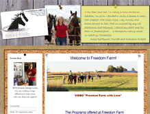 Tablet Screenshot of freedomfarmmn.org